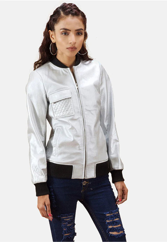 What Are Features Of Womens Leather Bomber Jacket?