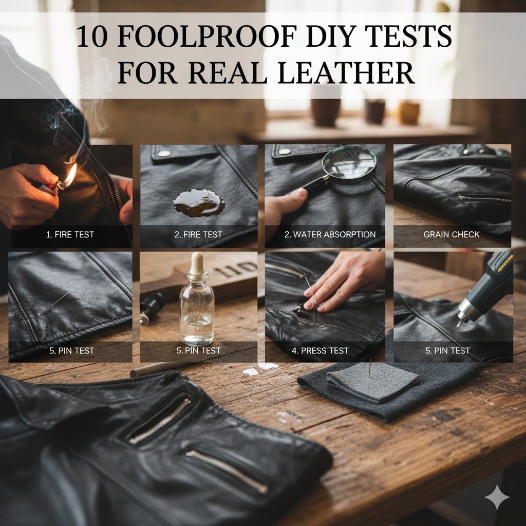 Cod Testing Leather 10 Foolproof DIY Tests to Identify a Real Leather Jacket at Home