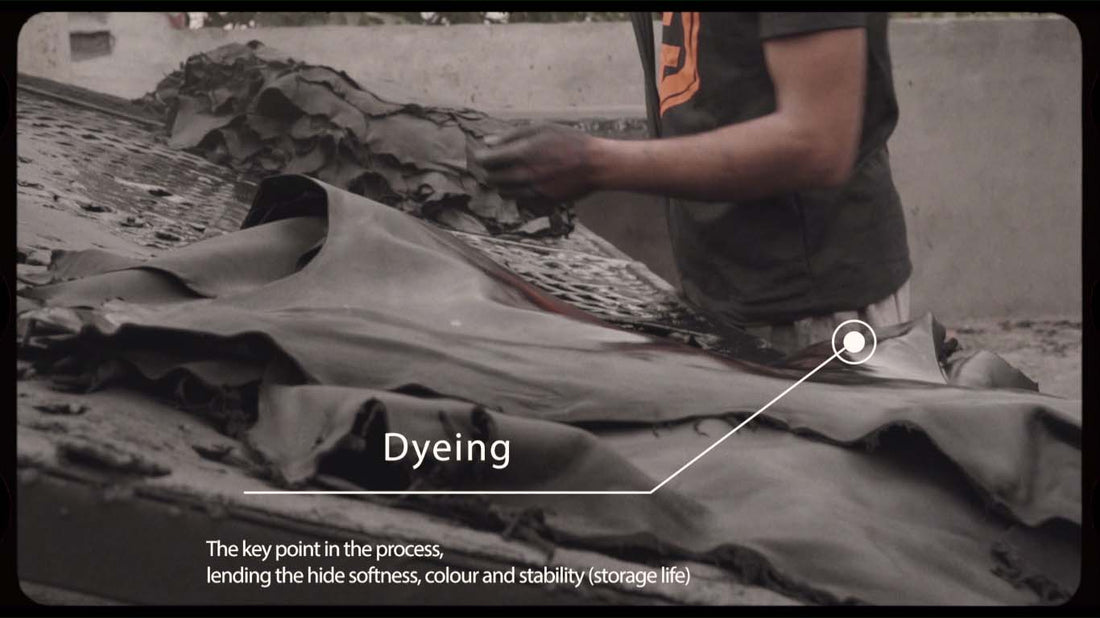 what is a leather Dyeing ?