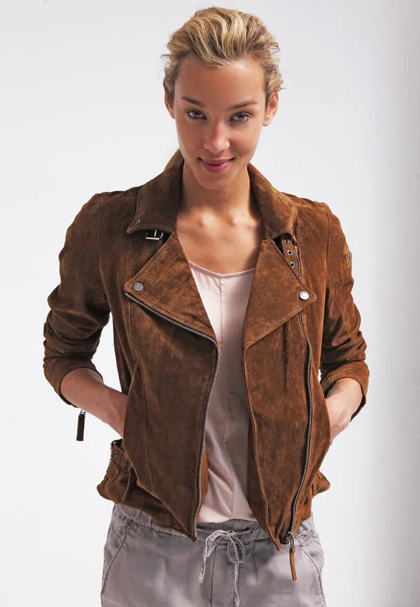 What Are Features Of Women's Suede Leather Jacket?