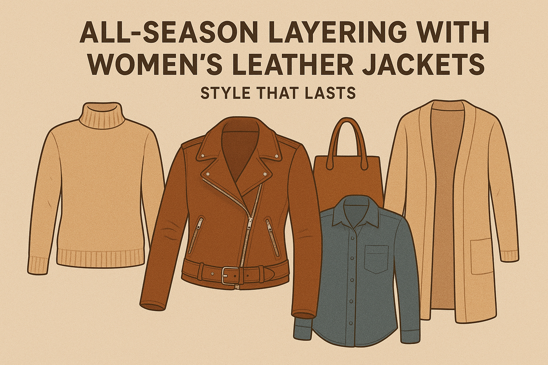 All-Season Layering with Women’s Leather Jackets: Style That Lasts