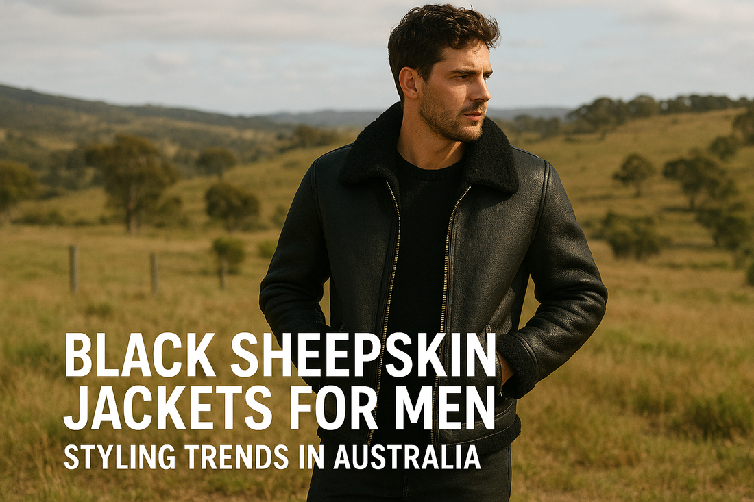 Black Sheepskin Jackets for Men: Styling Trends in Australia
