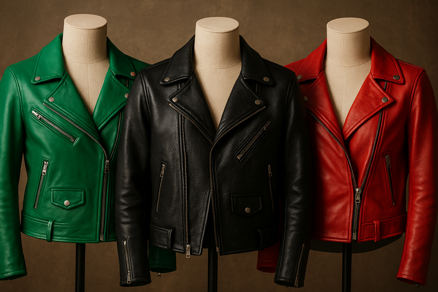 Bold Leather Jackets in Australia: Color Trends, Texture & Style Psych