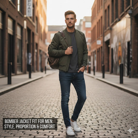 Bomber Jacket Fit for Men: Style, Proportion & Comfort