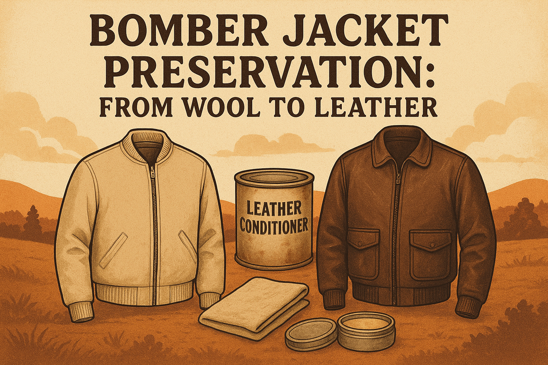 Bomber Jacket Preservation: From Wool to Leather