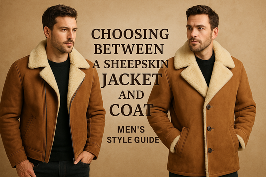 Choosing Between a Sheepskin Jacket and Coat: Men’s Style Guide