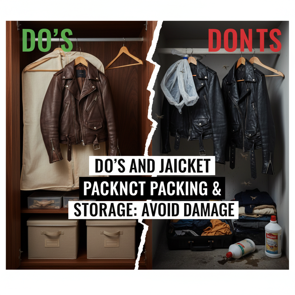Leather Jacket Packing vs Storage: Key Differences