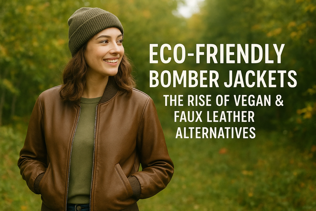 Eco-Friendly Bomber Jackets: The Rise of Vegan & Faux Leather Alternatives