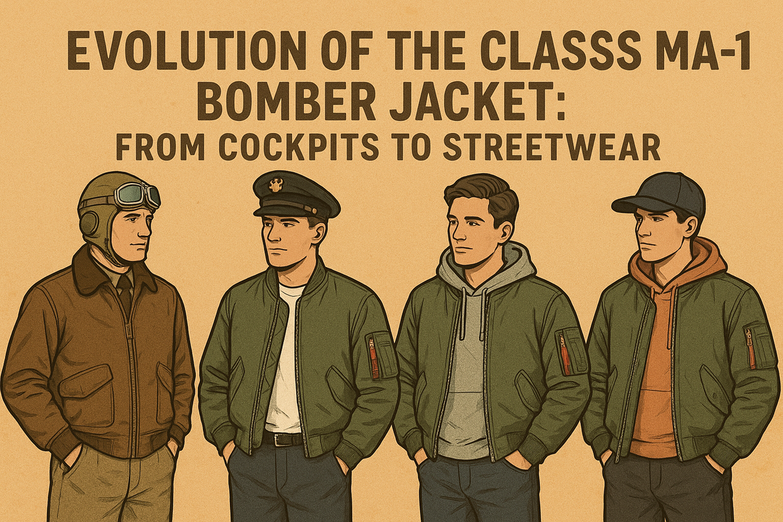Evolution of the Classic MA-1 Bomber Jacket: From Cockpits to Streetwear