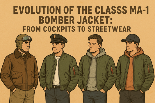 Evolution of the Classic MA-1 Bomber Jacket: From Cockpits to Streetwear