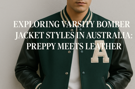 Exploring Varsity Bomber Jacket Styles in Australia: Preppy Meets Leather