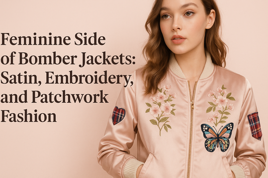 Feminine Side of Bomber Jackets: Satin, Embroidery, and Patchwork Fashion
