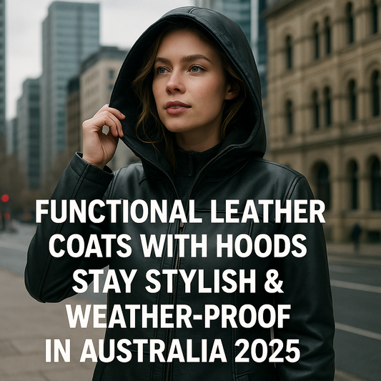 Functional Leather Coats with Hoods: Stay Stylish & Weather-Proof in Australia 2025