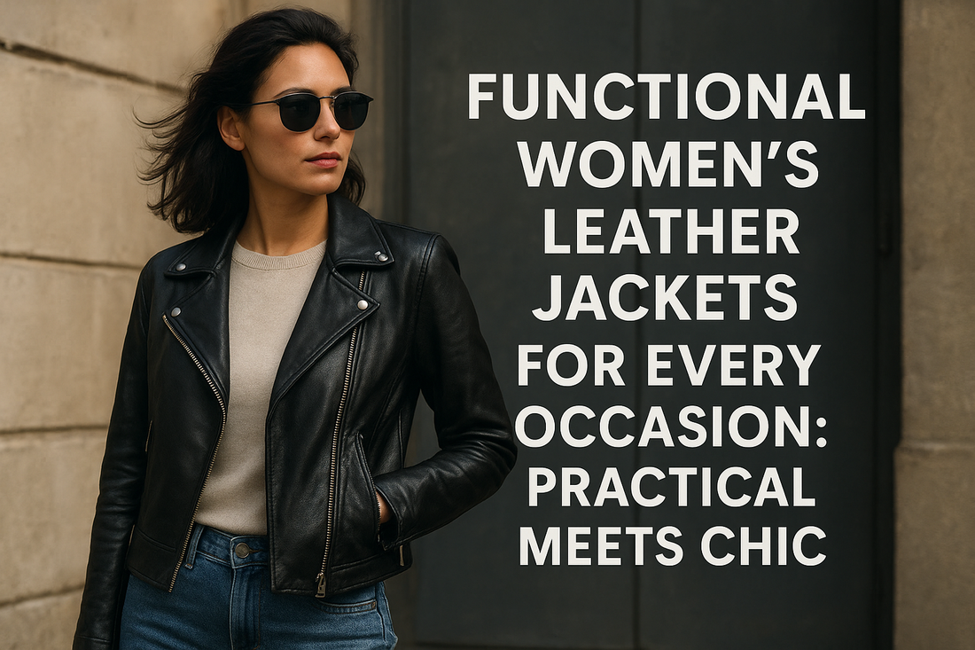 Functional Women’s Leather Jackets for Every Occasion: Practical Meets Chic
