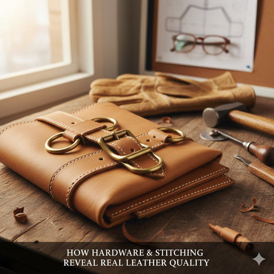 How Hardware and Stitching Reveal Real Leather Quality