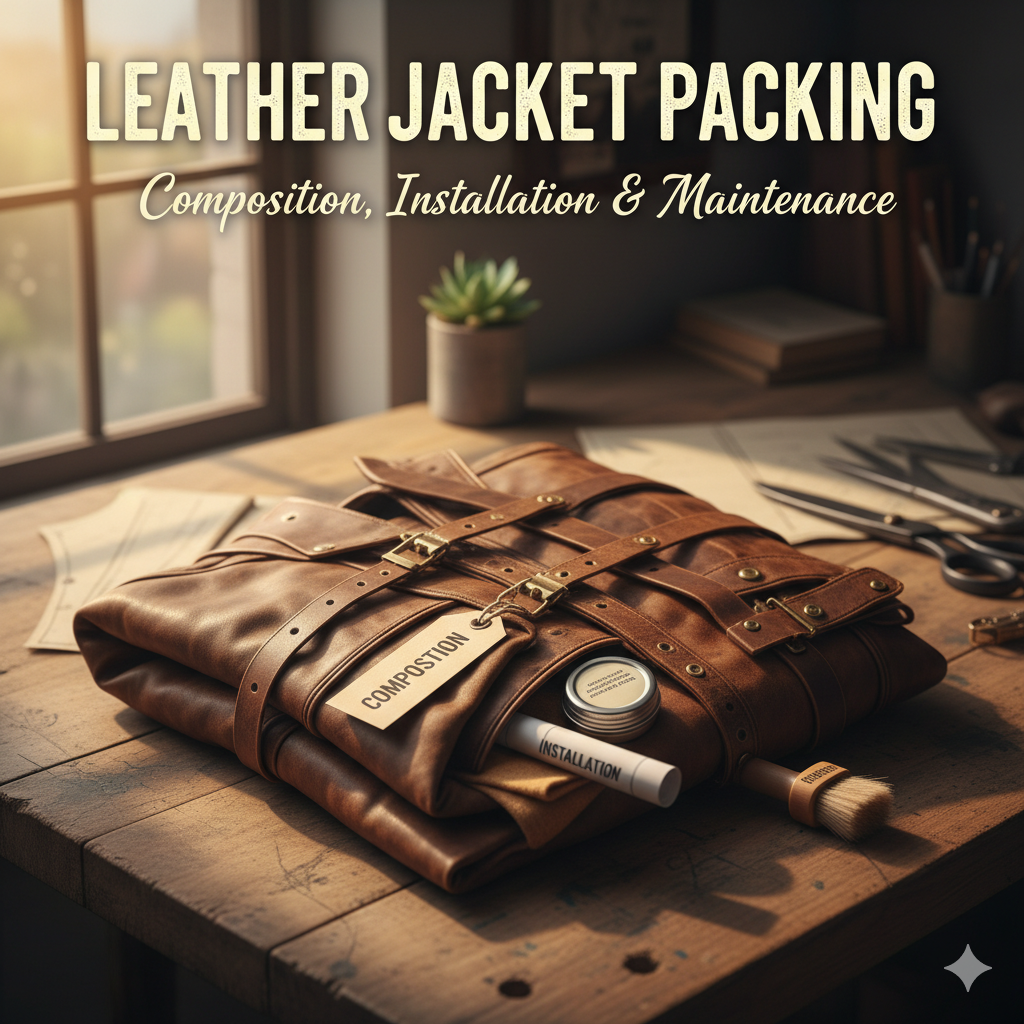 How Leather Jacket Packing Works: Composition, Installation, and Maintenance