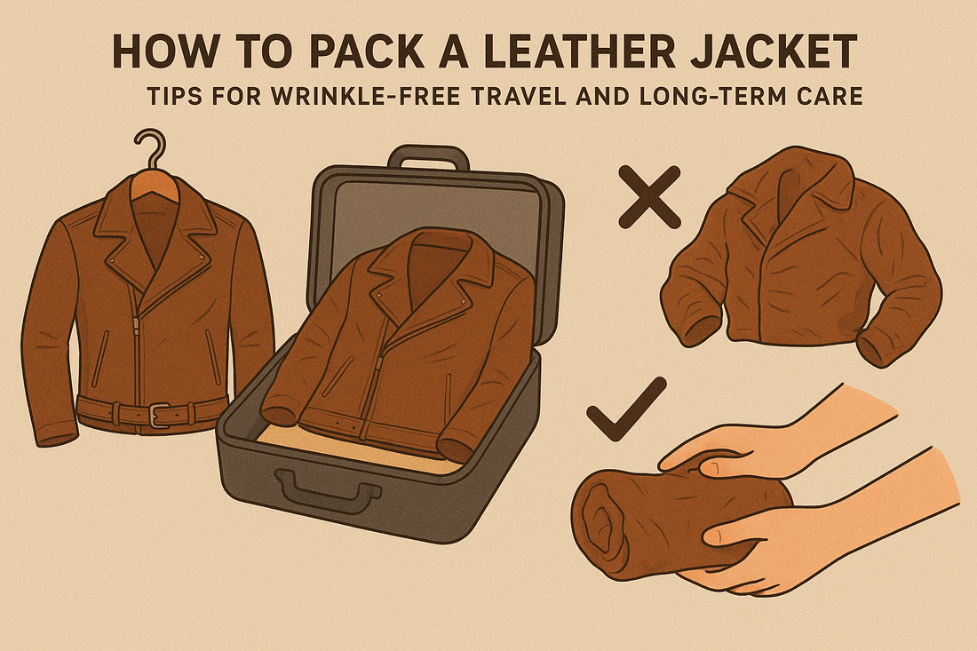 How to Pack a Leather Jacket: Tips for Wrinkle-Free Travel and Long-Term Care