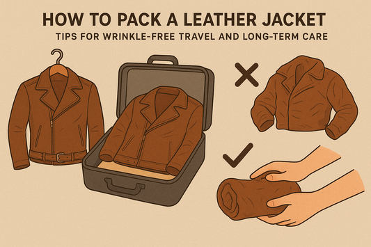 How to Pack a Leather Jacket: Tips for Wrinkle-Free Travel and Long-Term Care