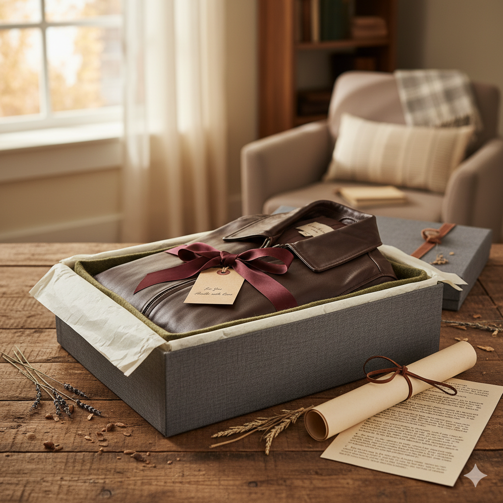 How to Pack a Leather Jacket for Gift Giving: Impress Without Damage 
