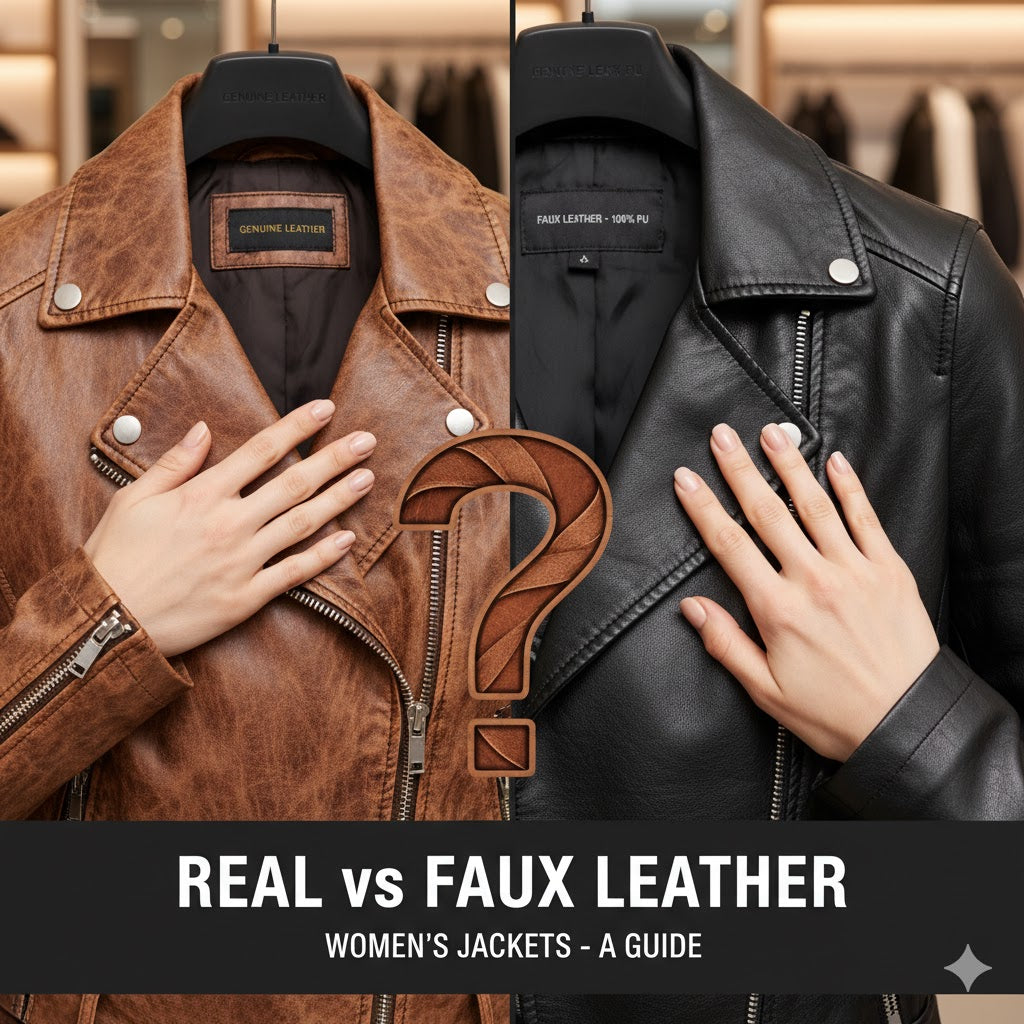 How to Tell Real vs Faux Leather in Women’s Jackets
