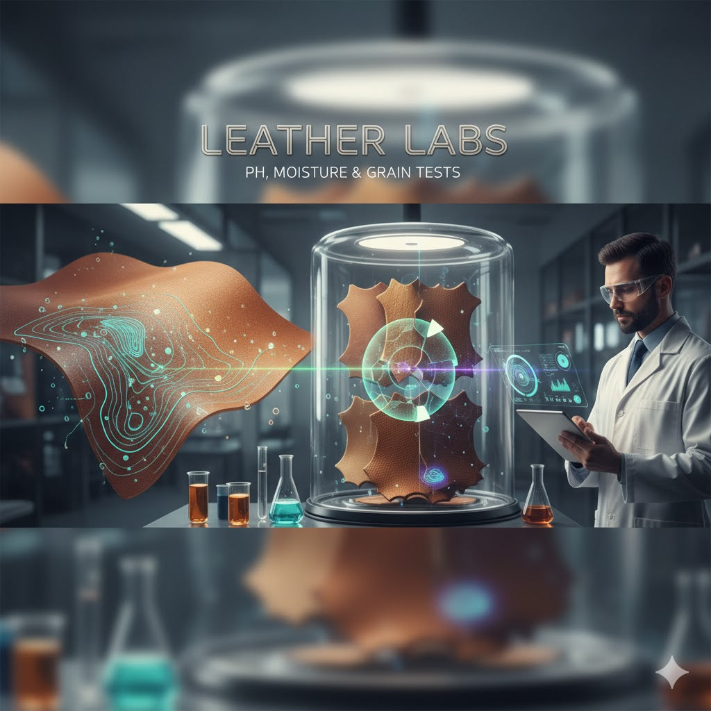 Inside Leather Labs: pH, Moisture & Grain Tests Explained