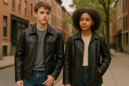 Leather Coats for Teens: Fashion That Grows with Confidence