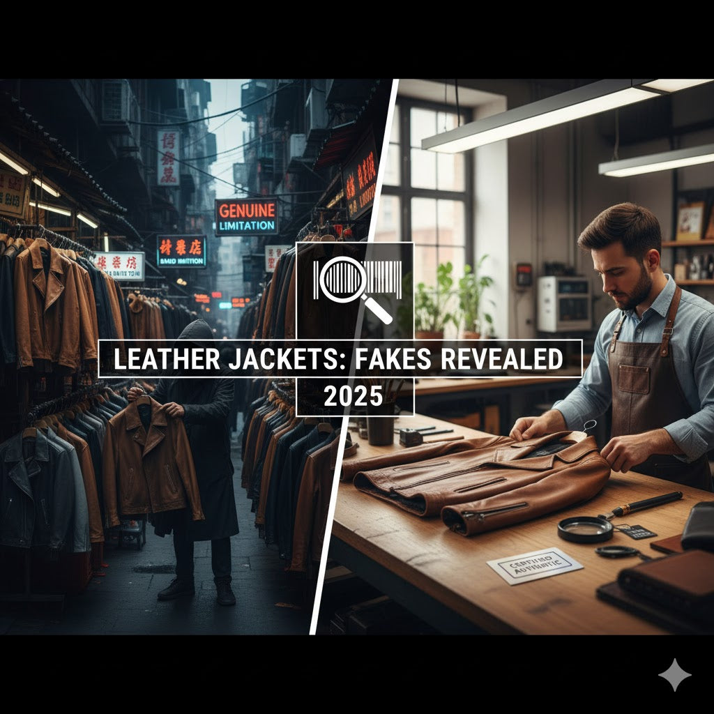Leather Jackets: How Counterfeit Markets Work and How to Spot Fakes in 2025
