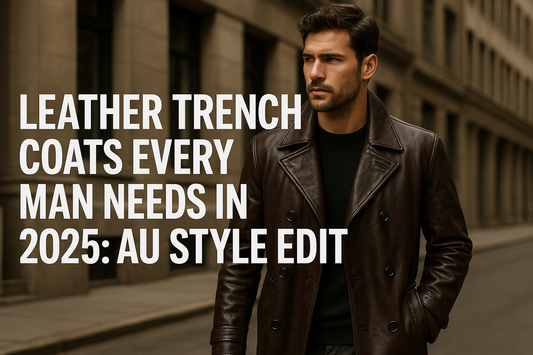 Leather Trench Coats Every Man Needs in 2025: AU Style Edit
