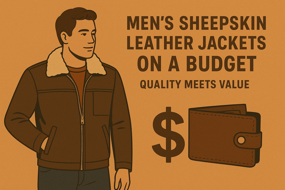 Men’s Sheepskin Leather Jackets on a Budget: Quality Meets Value 