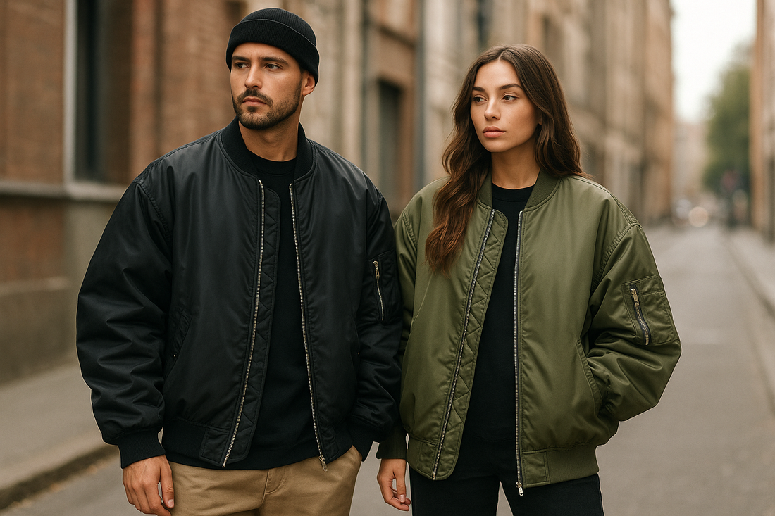 Oversized Bomber Jacket Trends: Men’s and Women’s Streetwear Essentials