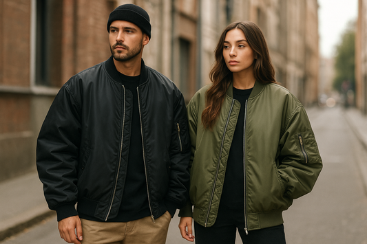 Oversized Bomber Jacket Trends: Men’s and Women’s Streetwear Essentials