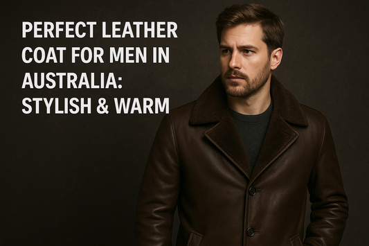 Perfect Leather Coat for Men in Australia: Stylish & Warm