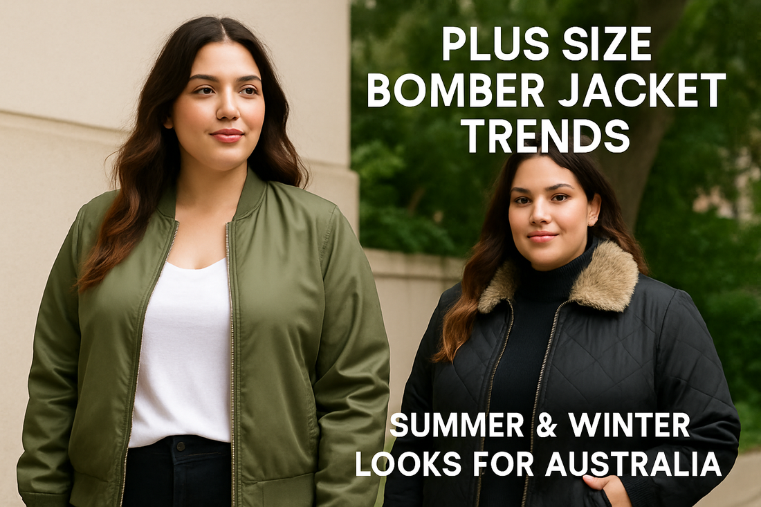 Plus Size Bomber Jacket Trends: Summer & Winter Looks for Australia