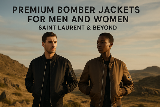 Premium Bomber Jackets for Men and Women: Saint Laurent & Beyond