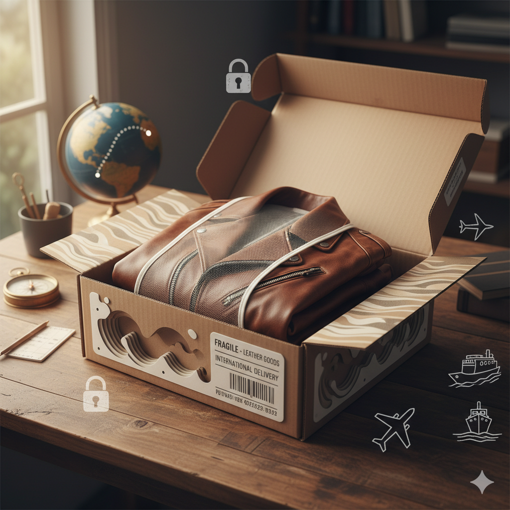 Safely Pack a Leather Jacket for International Shipping
