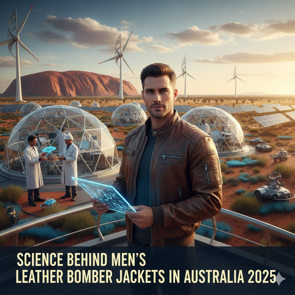 Science Behind Men’s Leather Bomber Jackets in Australia 2025