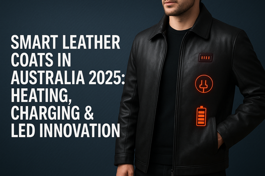 Smart Leather Coats in Australia 2025: Heating, Charging & LED Innovation