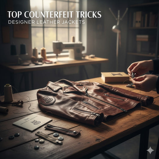 Top Counterfeit Tricks in Designer Leather Jackets