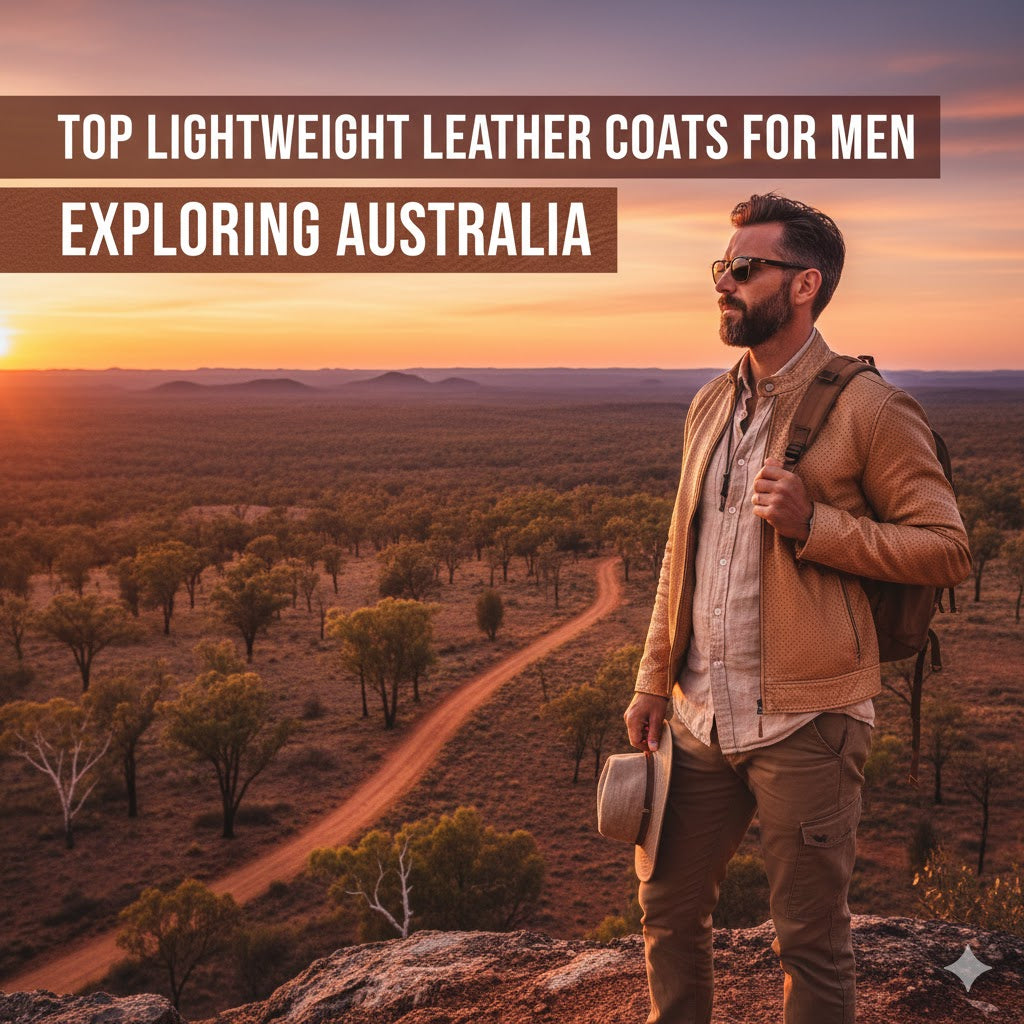 Top Lightweight Leather Coats for Men Exploring Australia