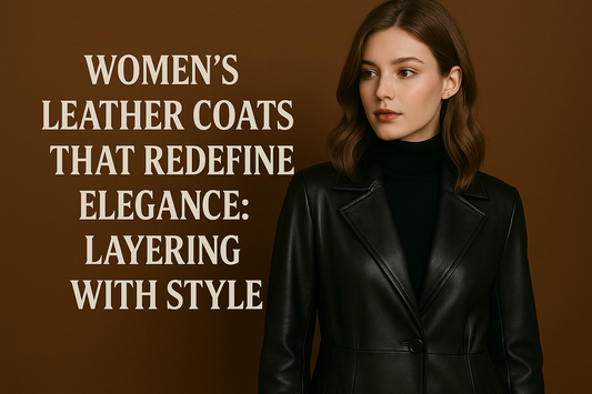 Women’s Leather Coats That Redefine Elegance: Layering with Style