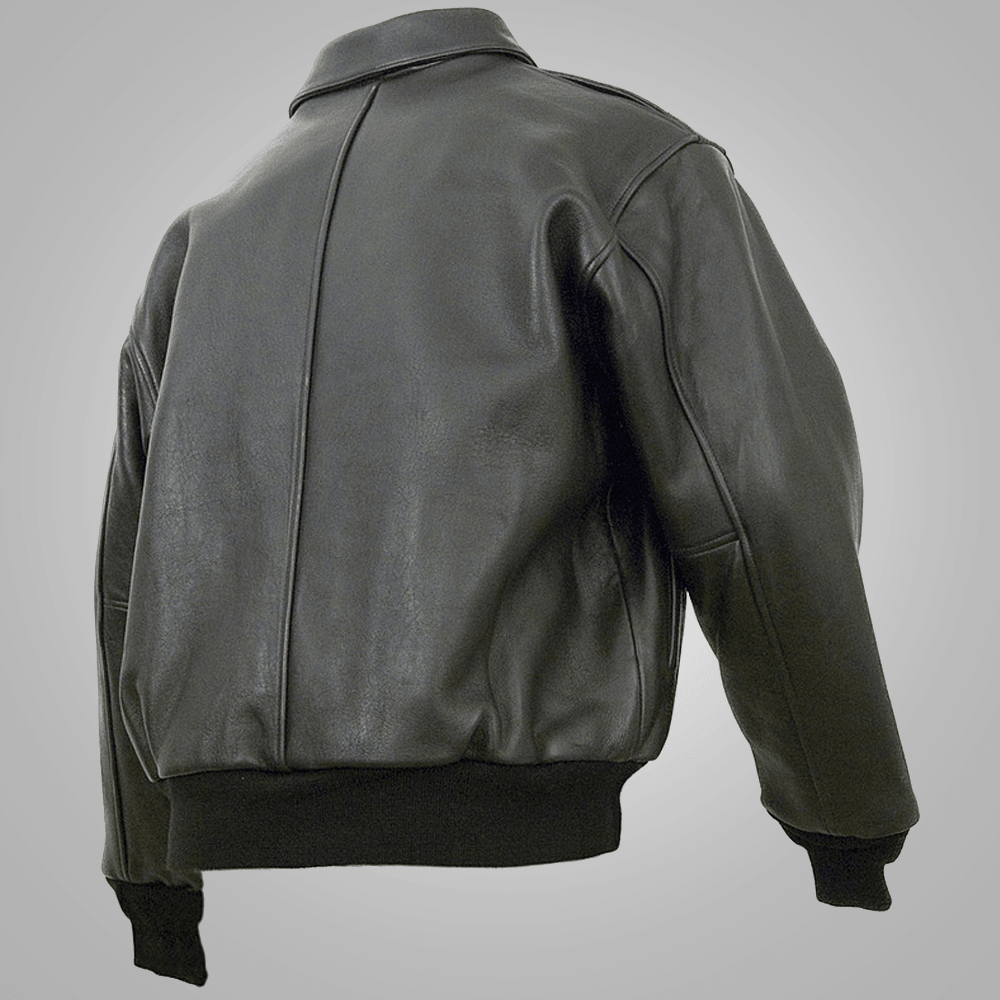 Men's Lambskin Vintage A2 Brown Flying Leather Jacket