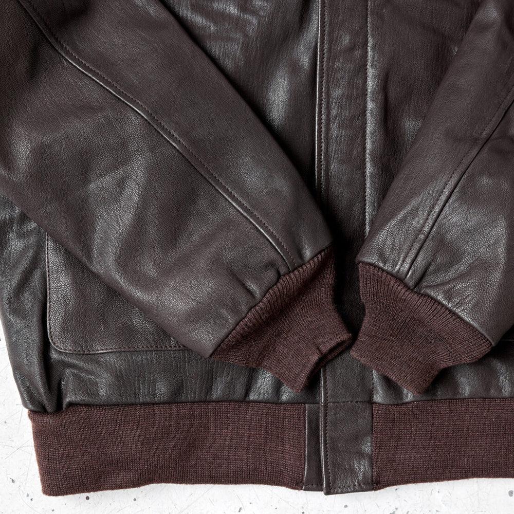 Men Horseskin Brown A2 Flying Leather Bomber Jacket