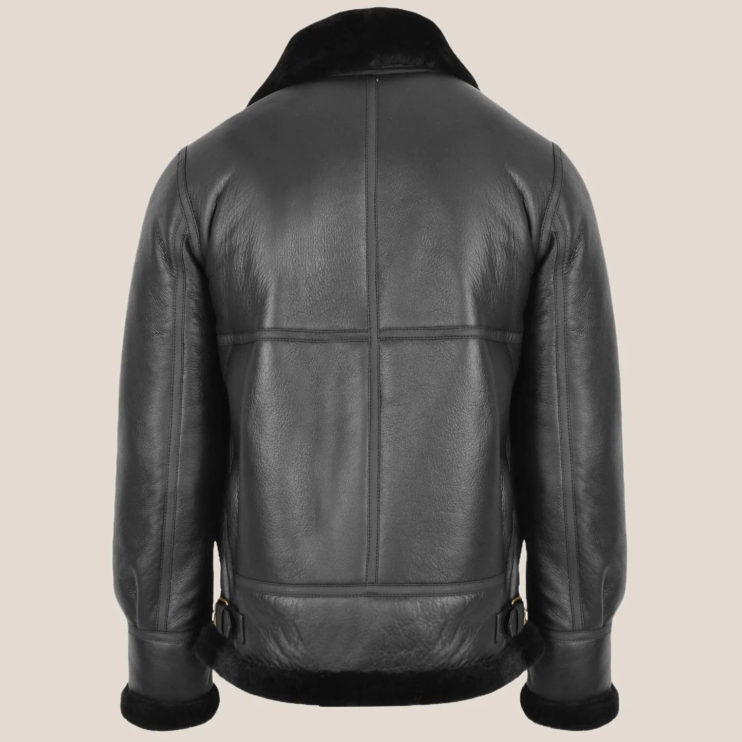 Men's Classic B3 Sheepskin Jacket Black